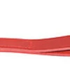 Martin Sellier - Laisse Double Avec Bords Arrondis En Cuir De 50cm Pour Chien - Rouge -Magasin De Fournitures Pour Chiens 10522