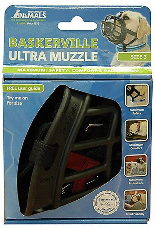 Cie Animals - Muselière Baskerville Ultra Muzzle - Taille 3 3 Cie Animals - Muselière Baskerville Ultra Muzzle - Taille 3