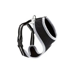 Bobby - Harnais Pap Arlequin En Nylon Noir Pour Chien - M