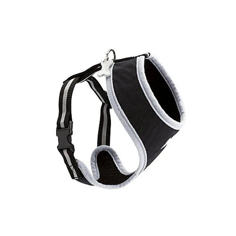 Bobby - Harnais Pap Arlequin En Nylon Noir Pour Chien - M 3 Bobby - Harnais Pap Arlequin En Nylon Noir Pour Chien - M