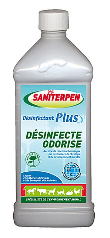 Saniterpen - Désinfectant Plus Pour L'Environnement Animal - 1L 3 Saniterpen - Désinfectant Plus Pour L'Environnement Animal - 1L