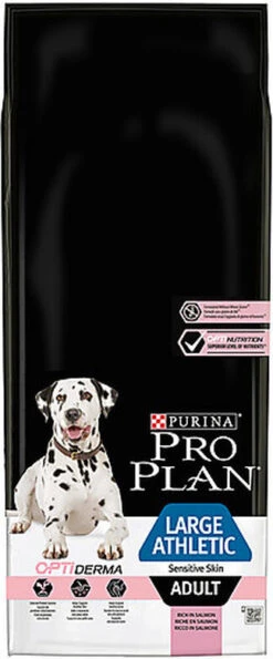 Pro Plan - Croquettes OPTIDERMA Large Athletic Sensitive Skin Saumon Pour Chien - 14Kg