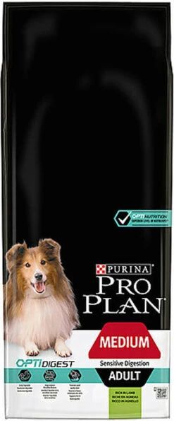 Pro Plan - Croquettes OPTIDIGEST Sensitive Digestion à L'Agneau Pour Chien Adulte - 14Kg
