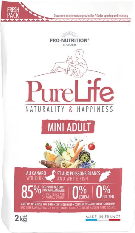 Flatazor - Croquettes PURE LIFE Mini Adult Pour Chien - 2Kg 3 Flatazor - Croquettes PURE LIFE Mini Adult Pour Chien - 2Kg