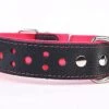 Yogipet - Collier Large Réfléchissant Cuir Pour Chien - Rose -Magasin De Fournitures Pour Chiens 29084
