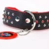 Yogipet - Collier Cuir Crystal Clouté Pour Chien - Rouge 1 Yogipet - Collier Cuir Crystal Clouté Pour Chien - Rouge -Magasin De Fournitures Pour Chiens 29088