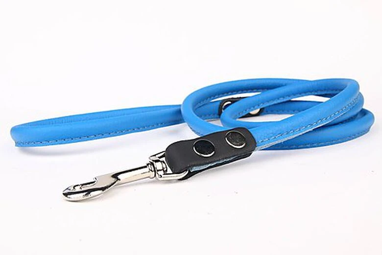 Yogipet - Laisse En Cuir 120cm Pour Chien - Bleu 3 Yogipet - Laisse En Cuir 120cm Pour Chien - Bleu