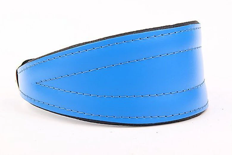 Yogipet - Collier En Cuir Lévrier Pour Chien - Bleu 3 Yogipet - Collier En Cuir Lévrier Pour Chien - Bleu