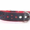 Yogipet - Collier Large Réfléchissant Cuir Pour Chien - Rouge 1 Yogipet - Collier Large Réfléchissant Cuir Pour Chien - Rouge -Magasin De Fournitures Pour Chiens 29180