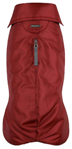 Wouapy - Manteau Imperméable Rouge Pour Chien - T80