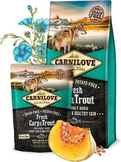 Carnilove - Croquettes Fresh Carpe Et Truite Pour Chien
