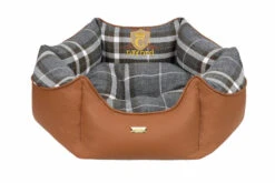 Cazo - Lit Rond Soft Oxford Pour Chien Et Chat