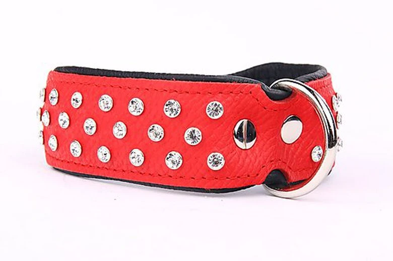 Yogipet - Collier Crystal Déco Pour Chien - Rouge 4 Yogipet - Collier Crystal Déco Pour Chien - Rouge – Image 2