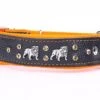 Yogipet - Collier Bulldog Cuir Crystal Pour Chien - Orange 2 Yogipet - Collier Bulldog Cuir Crystal Pour Chien - Orange -Magasin De Fournitures Pour Chiens 41910