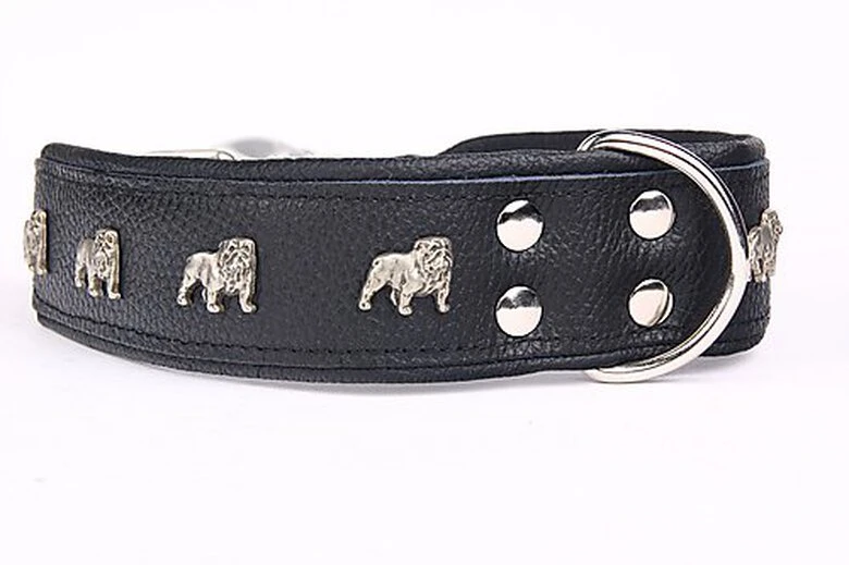 Yogipet - Collier Super Bulldog Cuir Pour Chien - Noir 3 Yogipet - Collier Super Bulldog Cuir Pour Chien - Noir