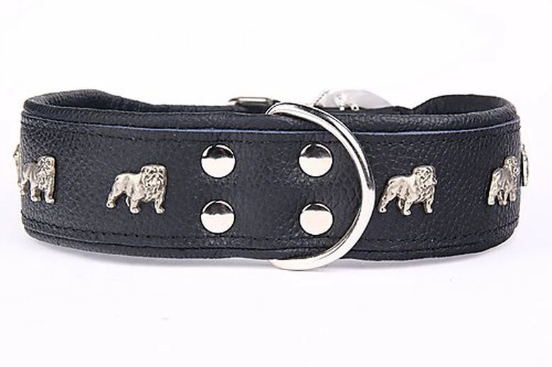 Yogipet - Collier Super Bulldog Cuir Pour Chien - Noir 5 Yogipet - Collier Super Bulldog Cuir Pour Chien - Noir – Image 3