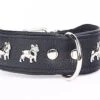 Yogipet - Collier Bouledogue Français Cuir Pour Chien - Noir -Magasin De Fournitures Pour Chiens 41929