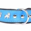 Yogipet - Collier Bouledogue Français Cuir Pour Chien - Bleu 1 Yogipet - Collier Bouledogue Français Cuir Pour Chien - Bleu -Magasin De Fournitures Pour Chiens 41933