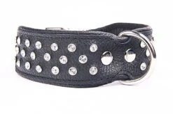 Yogipet - Collier Crystal Déco Pour Chien - Noir