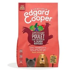 Edgard & Cooper - Croquettes Poulet Et Saumon Pour Chien Senior - 7Kg