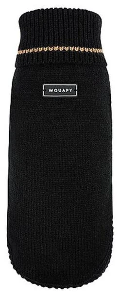 Wouapy - Pull Basic Noir Pour Chien - T50