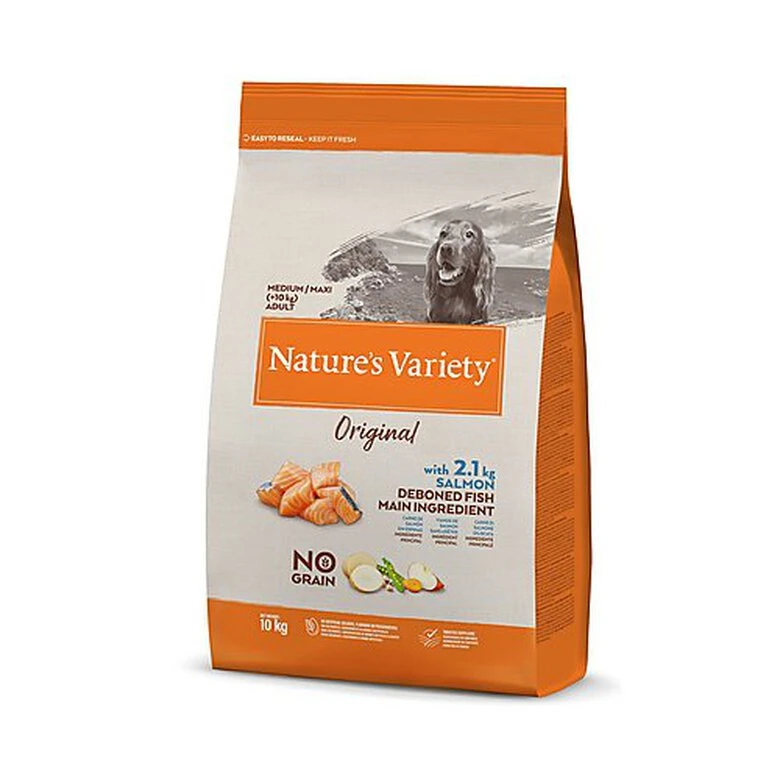 Nature's Variety - Croquettes Original Adulte Au Saumon Pour Chien - 10Kg 3 Nature's Variety - Croquettes Original Adulte Au Saumon Pour Chien - 10Kg