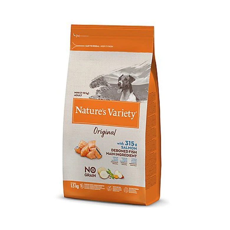 Nature's Variety - Croquettes Original Mini Adulte Au Saumon Pour Chien - 1,5Kg 3 Nature's Variety - Croquettes Original Mini Adulte Au Saumon Pour Chien - 1,5Kg