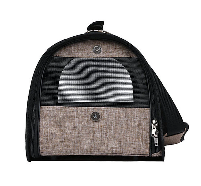 Wouapy - Sac De Transport Pliable Beige Pour Chien - 40x24x25cm 4 Wouapy - Sac De Transport Pliable Beige Pour Chien - 40x24x25cm – Image 2