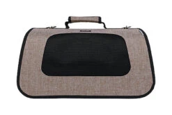 Wouapy - Sac De Transport Pliable Beige Pour Chien - 49x27x26,5cm