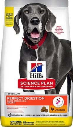 Hill's Science Plan - Croquettes Adulte Large Breed Perfect Digestion Au Poulet Pour Chien - 12Kg