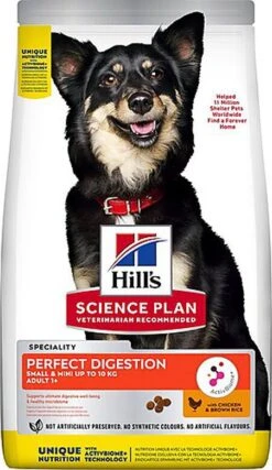 Hill's Science Plan - Croquettes Adulte Perfect Digestion Au Poulet Pour Petit Chien - 3Kg