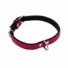 Comme Un Roi - Collier Cuir So Chic Rose / Noir Pour Chien - M -Magasin De Fournitures Pour Chiens 64909