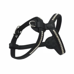 Comme Un Roi - Harnais Bulldog Cuir So Chic Noir Pour Chien - S