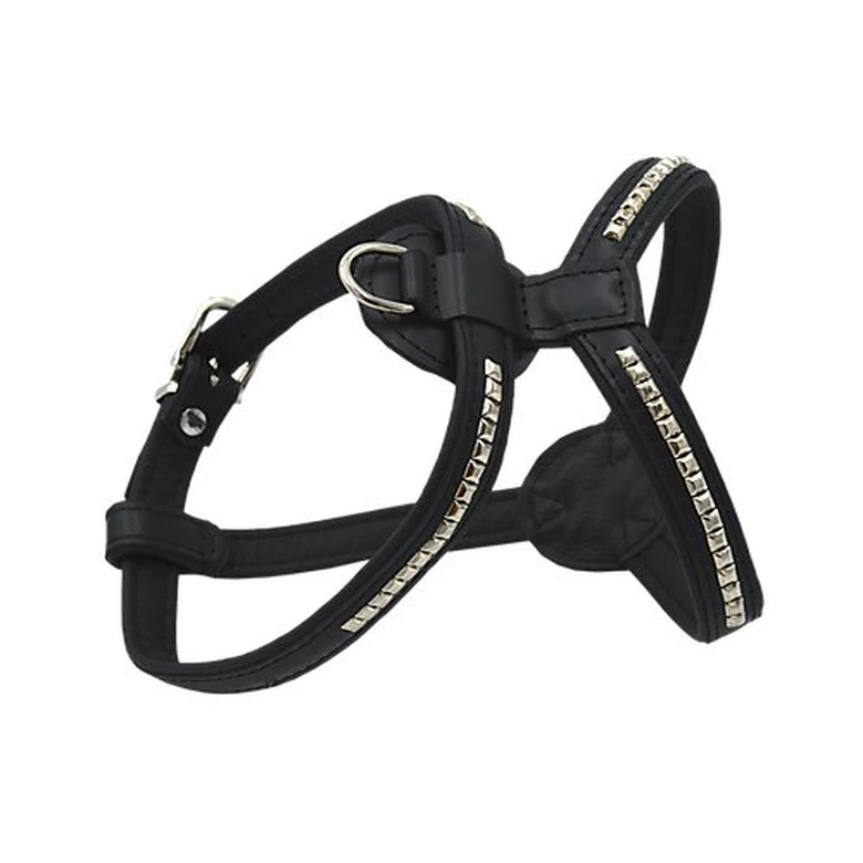 Comme Un Roi - Harnais Bulldog Cuir So Chic Noir Pour Chien - S 3 Comme Un Roi - Harnais Bulldog Cuir So Chic Noir Pour Chien - S