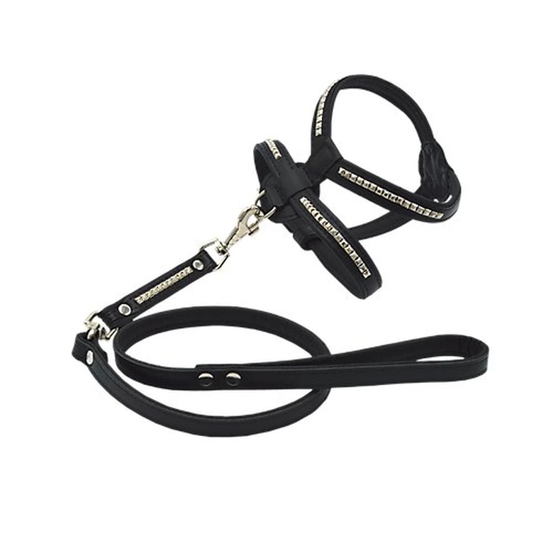 Comme Un Roi - Harnais Bulldog Cuir So Chic Noir Pour Chien - XS 4 Comme Un Roi - Harnais Bulldog Cuir So Chic Noir Pour Chien - XS – Image 2