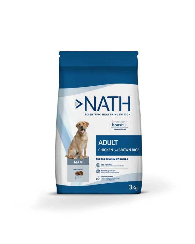 Nath - Croquettes Maxi Adult Au Poulet Pour Chien - 3Kg 3 Nath - Croquettes Maxi Adult Au Poulet Pour Chien - 3Kg