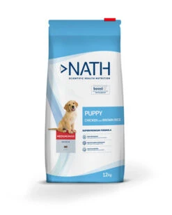 Nath - Croquettes Medium/Maxi Puppy Au Poulet Pour Chiot - 12Kg