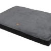 Animalis - Matelas Tissu Suédine Noir Et Gris Pour Chien - 100x65x12cm -Magasin De Fournitures Pour Chiens 72661