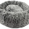 Bobby - Coussin Donut Poilu Gris Pour Chien - L -Magasin De Fournitures Pour Chiens 72848
