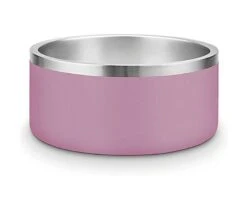 Croci - Bol En Acier Vintage Rose Antique Pour Chiens - 950ml