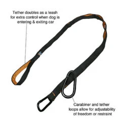 Kurgo - Tyrolienne De Sécurité ZIP LINE Pour Chiens -Magasin De Fournitures Pour Chiens 74245