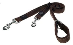 Rogz - Laisse Utility Multiple Marron Pour Chiens - 180cm