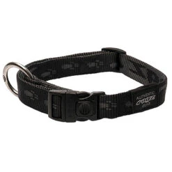 Rogz - Collier En Nylon Noir Pour Chiens - L