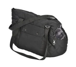 Bobby - Sac Promenade Bicolore Noir Pour Petits Chiens - M