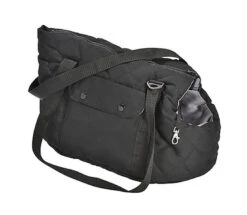 Bobby - Sac Promenade Bicolore Noir Pour Petits Chiens - S