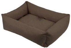 Wouapy - Sofa à Mémoire De Forme Marron Pour Chiens - 80x65x20cm