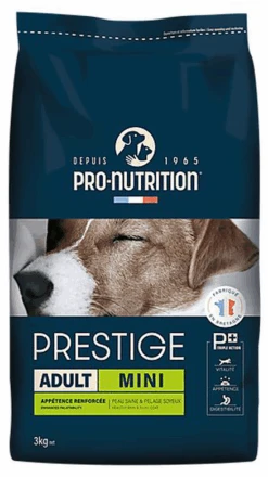 Pro-nutrition - Croquettes Prestige Mini Adult Pour Chiens - 3Kg