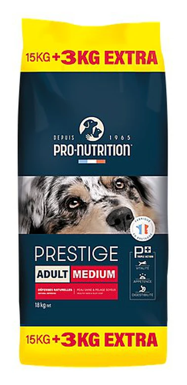 Pro-nutrition - Croquettes Prestige Medium Adult Pour Chiens - 15+3Kg 3 Pro-nutrition - Croquettes Prestige Medium Adult Pour Chiens - 15+3Kg