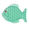 Duvoplus - Tapis à Lécher Forme Poisson Vert Pour Chiens Et Chats - 23,5x18,5x0,8cm -Magasin De Fournitures Pour Chiens 76304