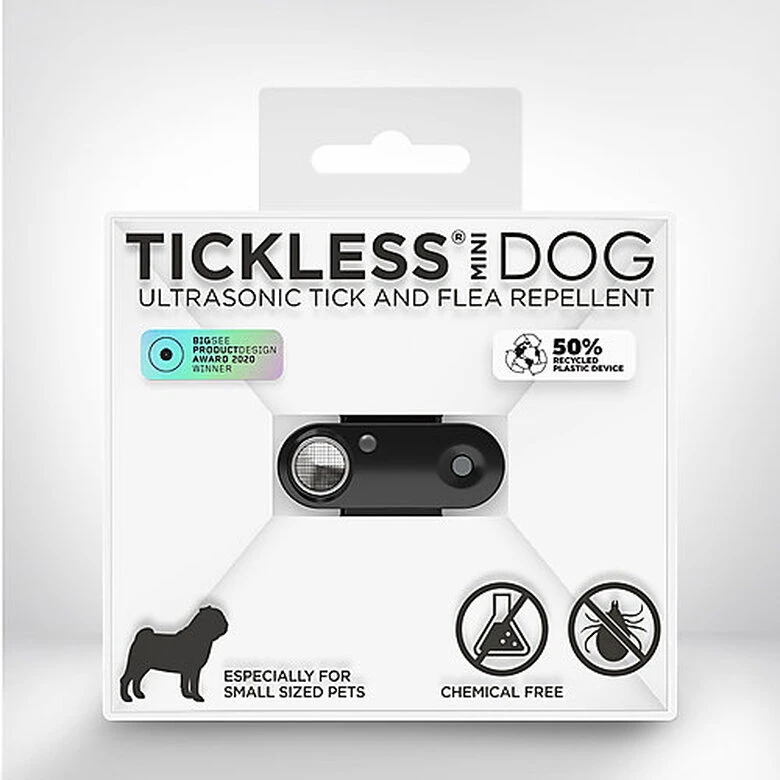 Tickless - Répulsif Antiparasitaire Mini Dog Ultrason Rechargeable Pour Chiens - Noir 3 Tickless - Répulsif Antiparasitaire Mini Dog Ultrason Rechargeable Pour Chiens - Noir